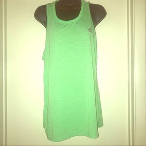 Bright Green Adidas Ultimate Tank ladies Large
